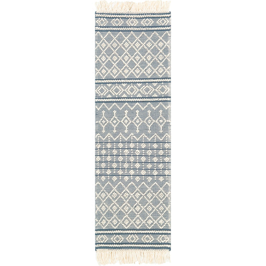 Farmhouse Tassels Rug - 23871 by Livabliss. Made from 60% wool, 40% cotton in a unique style.
