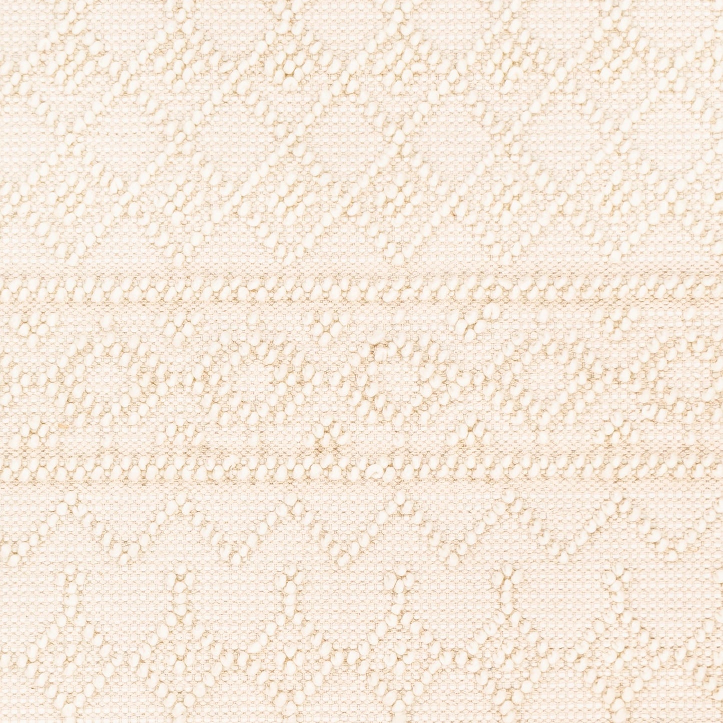 017 SI-1881839,SI-1881841 | Closeup | Farmhouse Tassels FTS-2304 Rug by Livabliss in white, beige. Made from 60% wool, 40% cotton in a unique style.