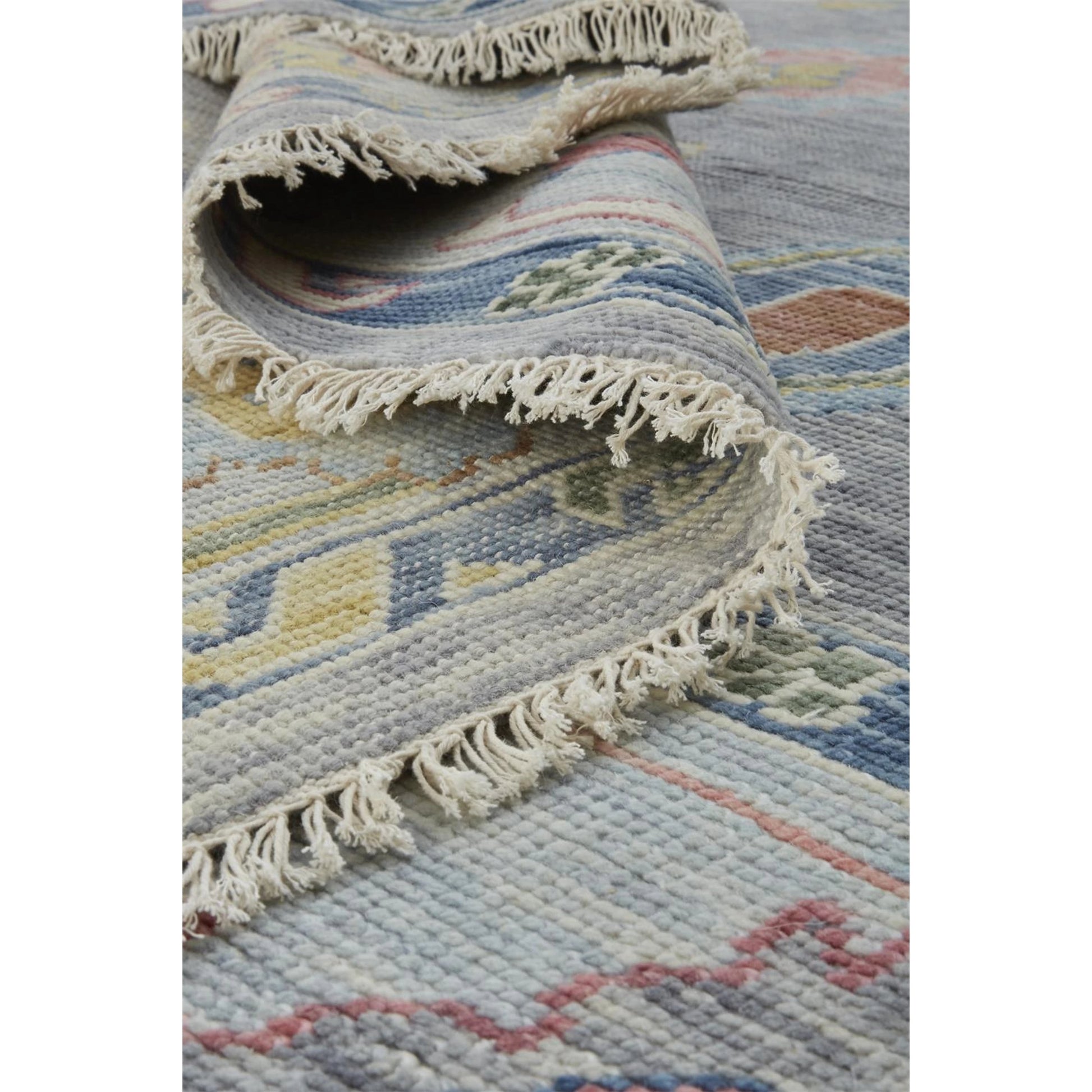 Karina Traditional Persian Rug - 6792F by Feizy in blue, gray, red. Made from wool in a unique style.