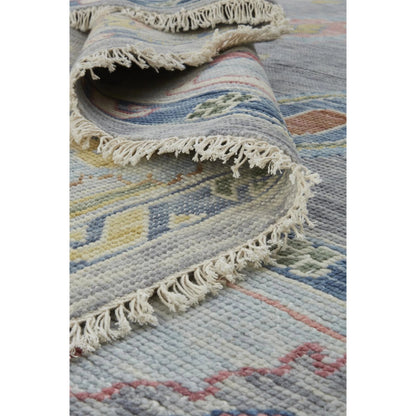 Karina Traditional Persian Rug - 6792F by Feizy in blue, gray, red. Made from wool in a unique style.
