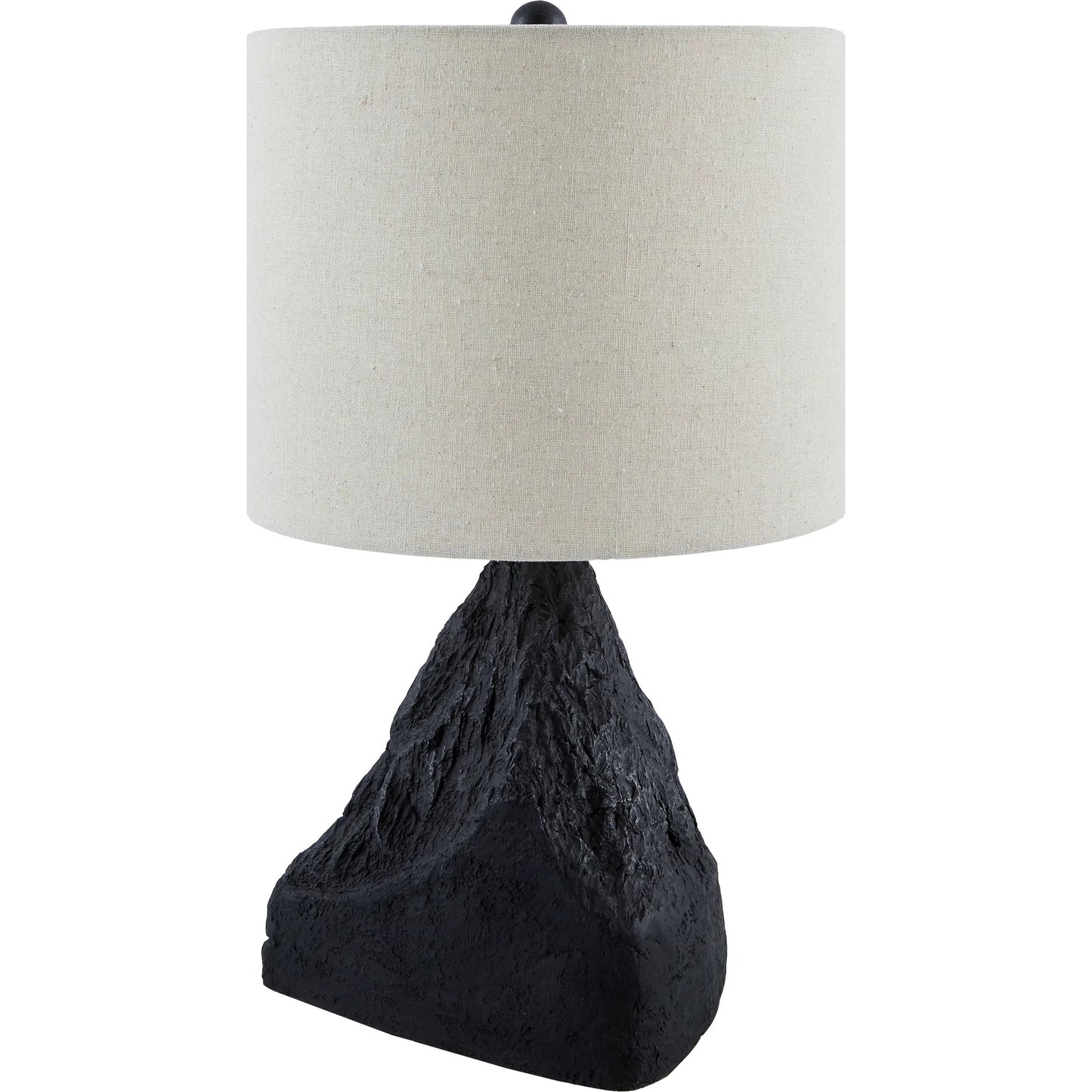 001 SI-2244989 | Primary Silo | Fuego Accent Tabble Lamp - Tall by Surya in white, black, translucent, metallic nickel and paintedpainted. Made from resin, linen, polyester, plastic in a modern style.