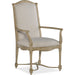 Ciao Bella Upholstered Arm Chair (Set of 2) by Hooker Furniture in beige. Made from fabric, nailheads in a traditional style.