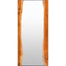 Fujian Accent Mirror - 539248 by Surya in brown and hand finished. Made from acacia in a modern style.
