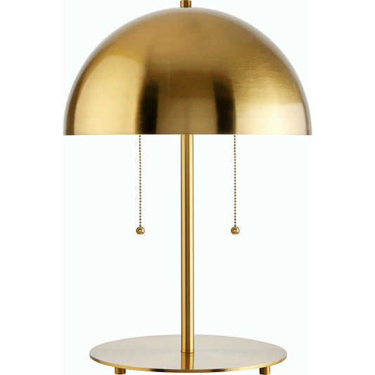 Fungiaire Table Lamp - 524559 by Surya in metallic brass, translucent, metallic gold and plated. Made from metal in a modern style.