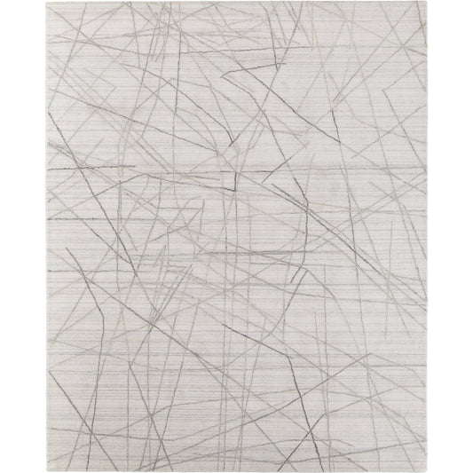 Whitton Rug - 8894F by Feizy in ivory, gray. Made from viscose, wool in a unique style.