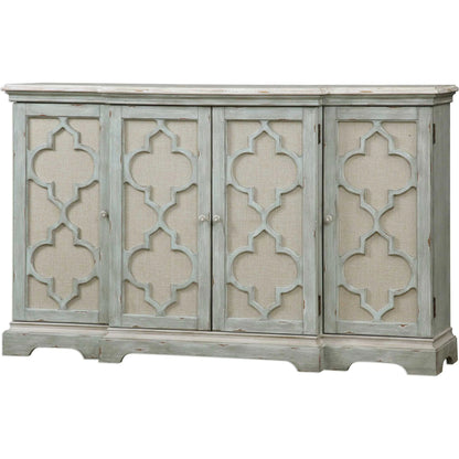 Sophie Cabinet by Uttermost. Made from alm veneer, mdf, linen in a cottage & farmhouse style.