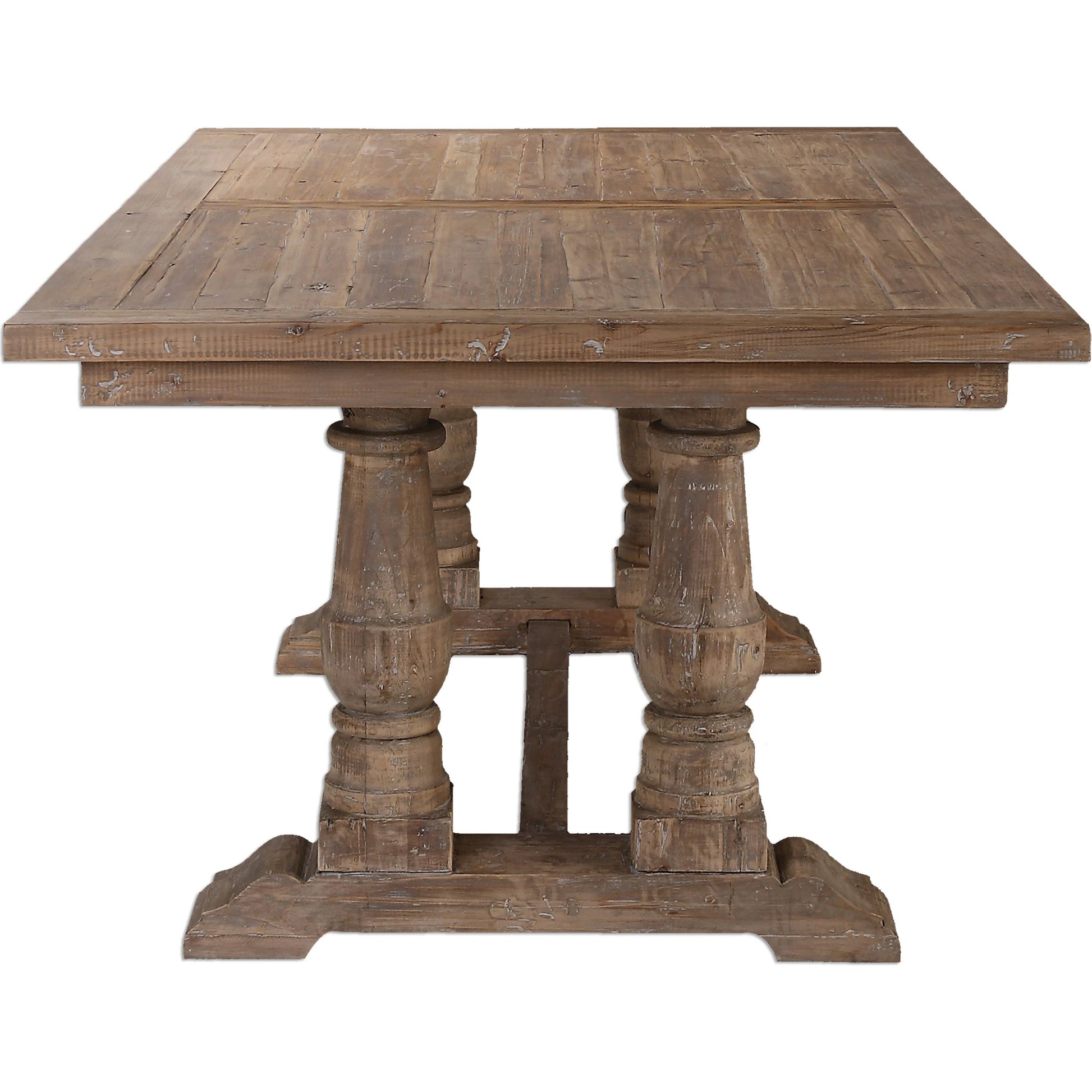 Stratford Dining Table by Uttermost. Made from solid wood in a cottage & farmhouse style.