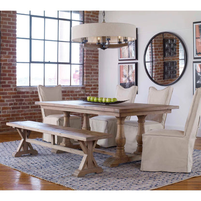 Stratford Dining Table by Uttermost. Made from solid wood in a cottage & farmhouse style.