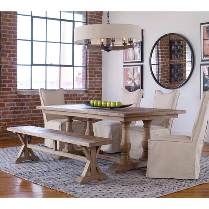 Stratford Dining Table by Uttermost. Made from solid wood in a cottage & farmhouse style.