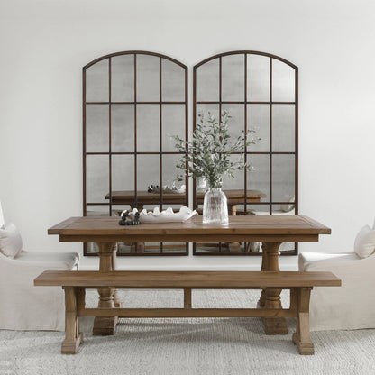 Stratford Dining Table by Uttermost. Made from solid wood in a cottage & farmhouse style.