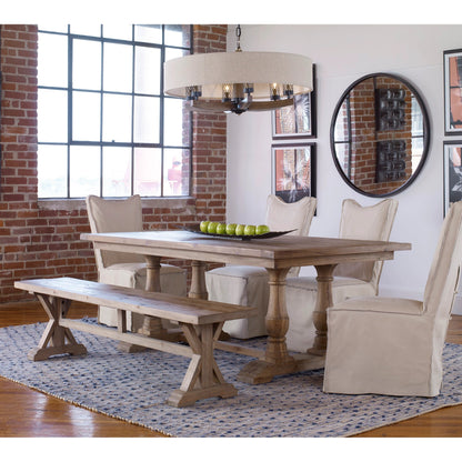 Stratford Dining Table by Uttermost. Made from solid wood in a cottage & farmhouse style.