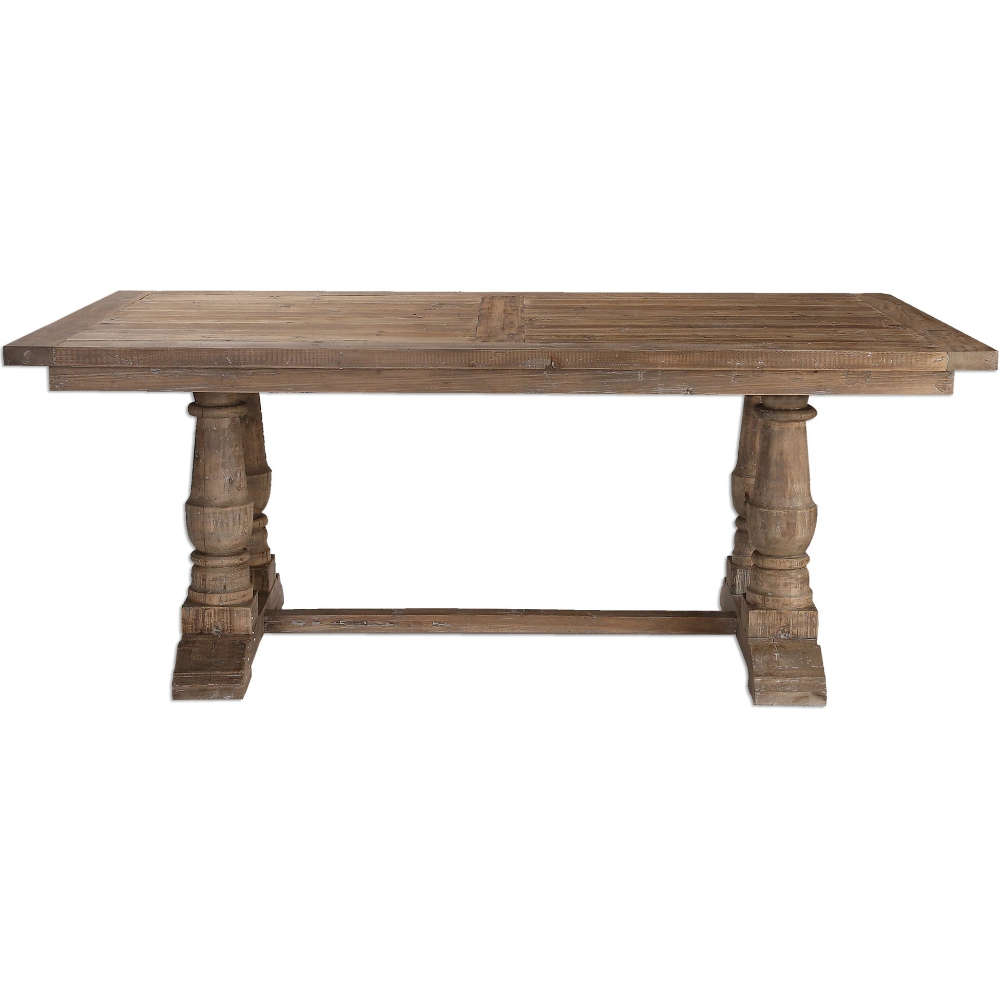 Stratford Dining Table by Uttermost. Made from solid wood in a cottage & farmhouse style.