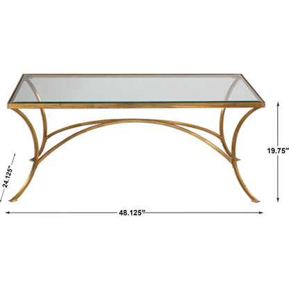 Alayna Coffee Table by Uttermost. Made from unique in a modern style.