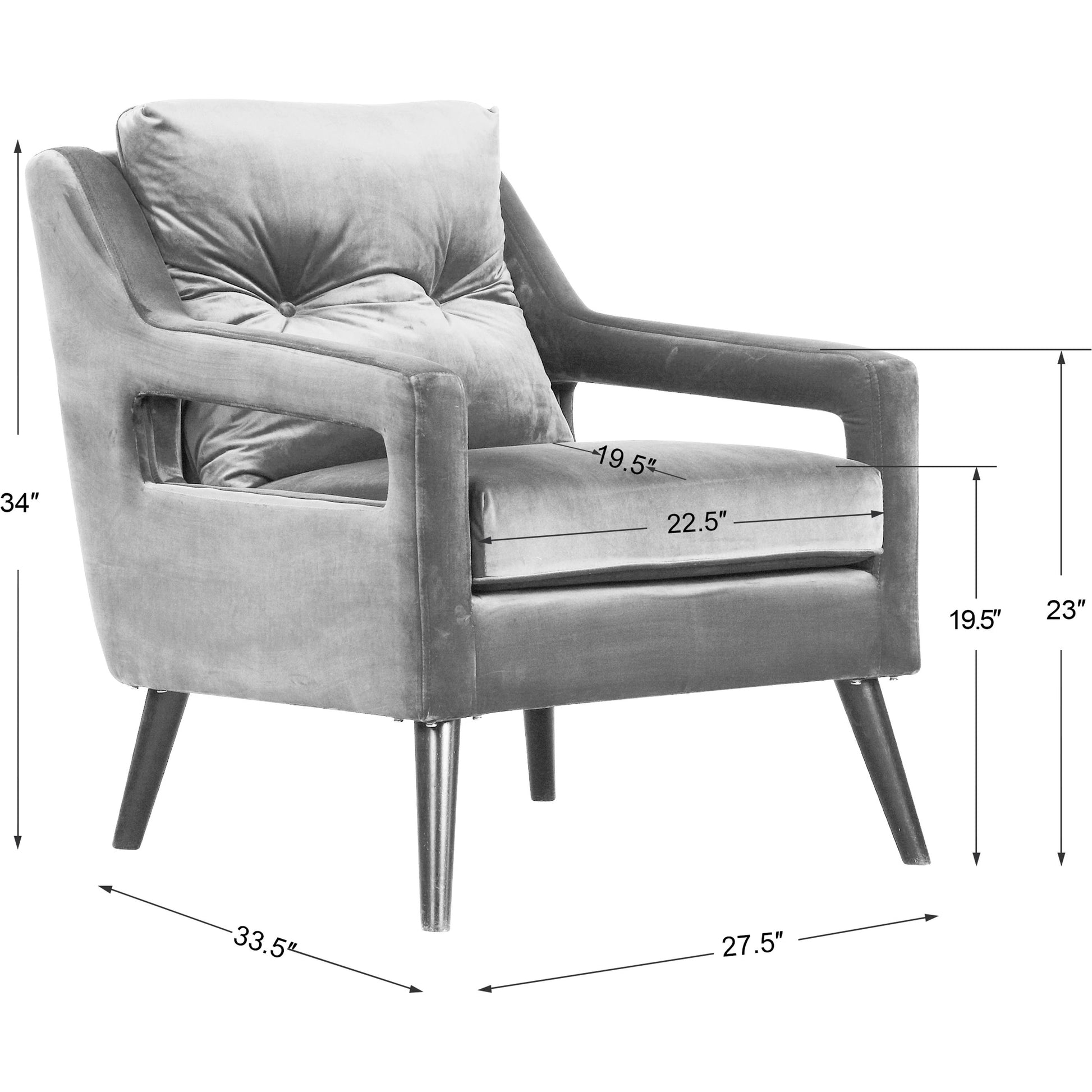 O'Brien Armchair by Uttermost. Made from unique in a modern style.