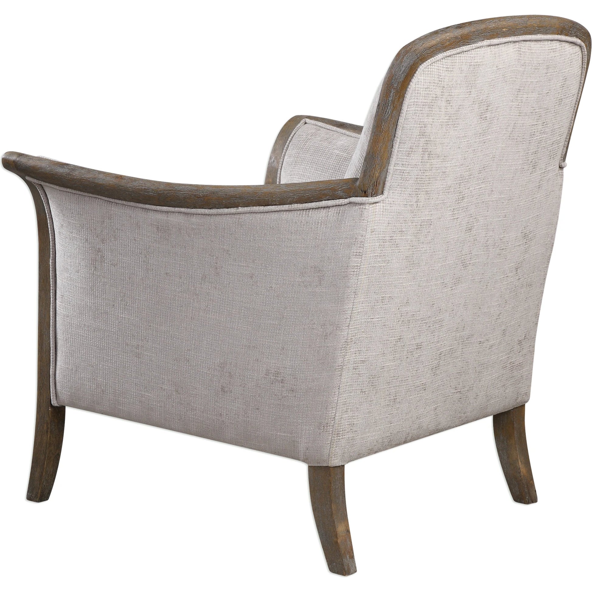 Brittoney Armchair by Uttermost. Made from solid wood, plywood, fabric, foam in a cottage & farmhouse style.