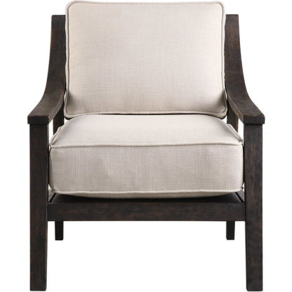 Lyle Accent Chair by Uttermost. Made from solid wood, plywood, fabric, foam in a modern style.
