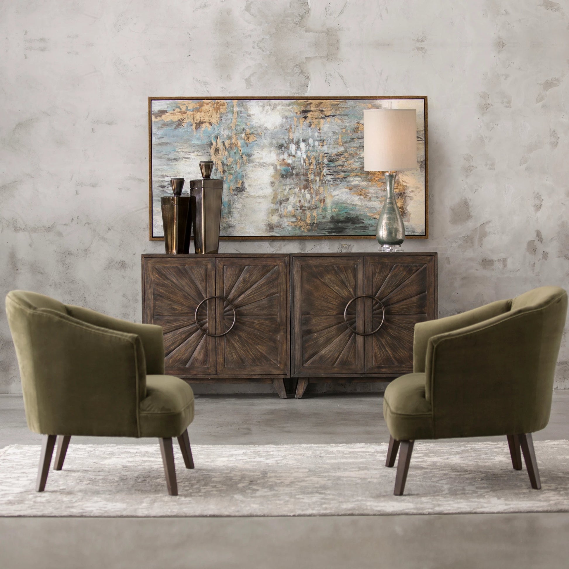 Conroy Chair by Uttermost. Made from birch wood, fabric, foam, plywood in a transitional style.