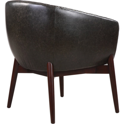 Anders Chenille Accent Chair by Uttermost. Made from fabric, oak wood, foam in a modern style.