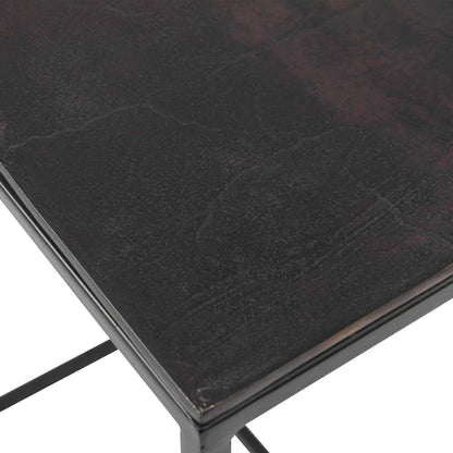 Coreene Iron Nesting Tables (Set of 3) by Uttermost in iron. Made from iron, aluminum in a modern style.