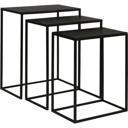 Coreene Iron Nesting Tables by Uttermost in iron. Made from iron, aluminum in a modern style.