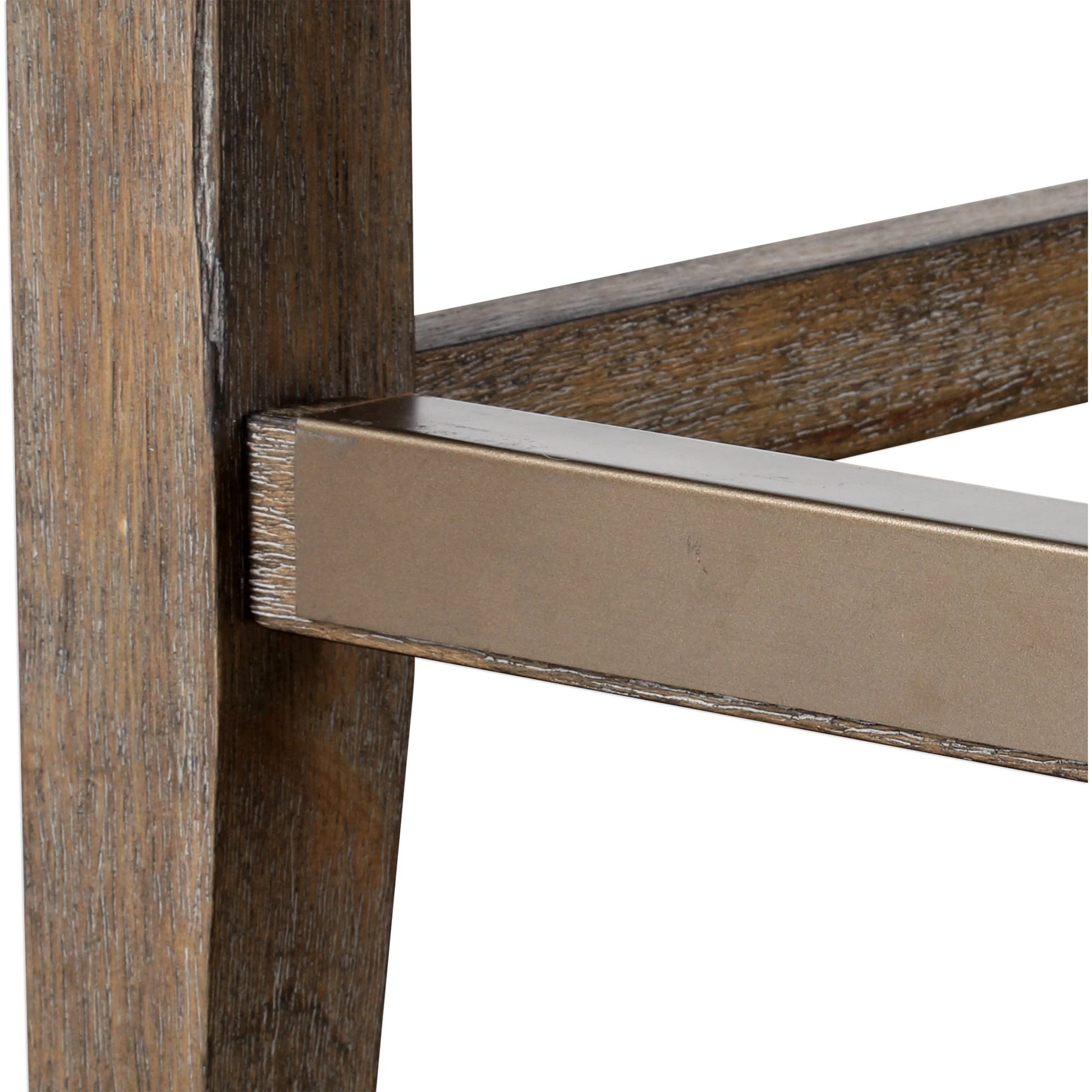 Arnaud Charcoal Counter Stool by Uttermost in charcoal. Made from solid wood, plywood, fabric, foam in a cottage & farmhouse style.