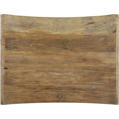 Connor Elm Accent Stool by Uttermost. Made from reclaim elm wood in a cottage & farmhouse style.