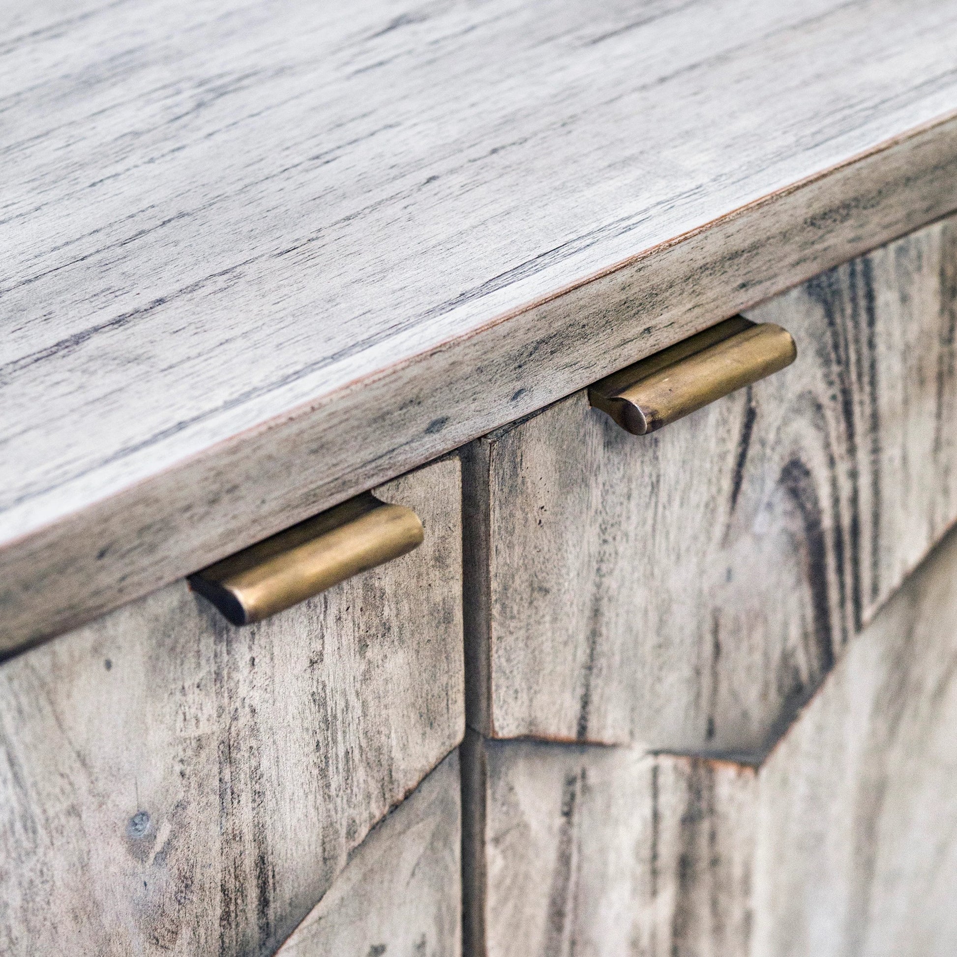 Catori Smoked Ivory Console Cabinet by Uttermost. Made from mdf carb phase 2 with mahogany wood in a eclectic & global style.