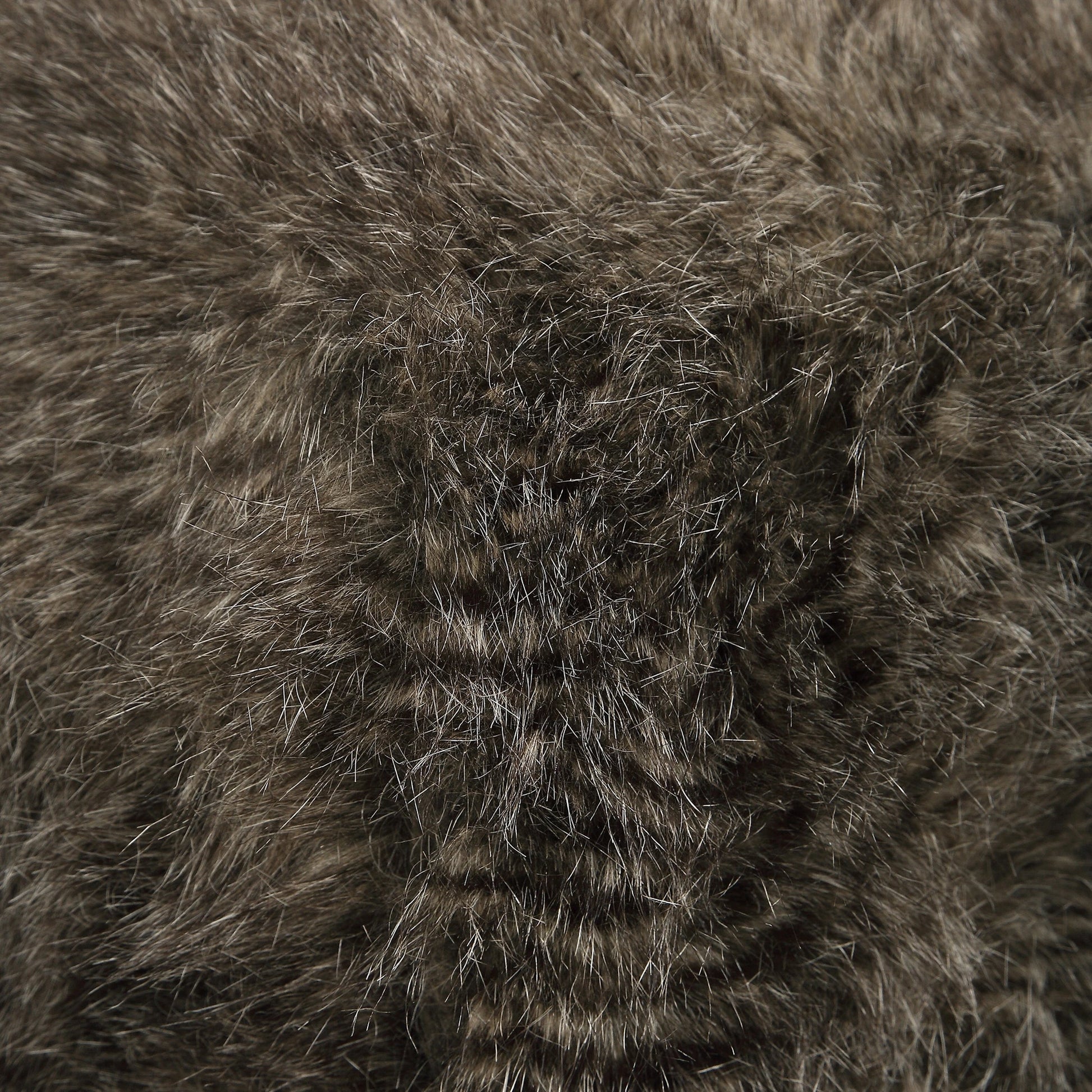 Jayna Fur Ottoman by Uttermost. Made from mdf, faux fur, foam in a modern style.