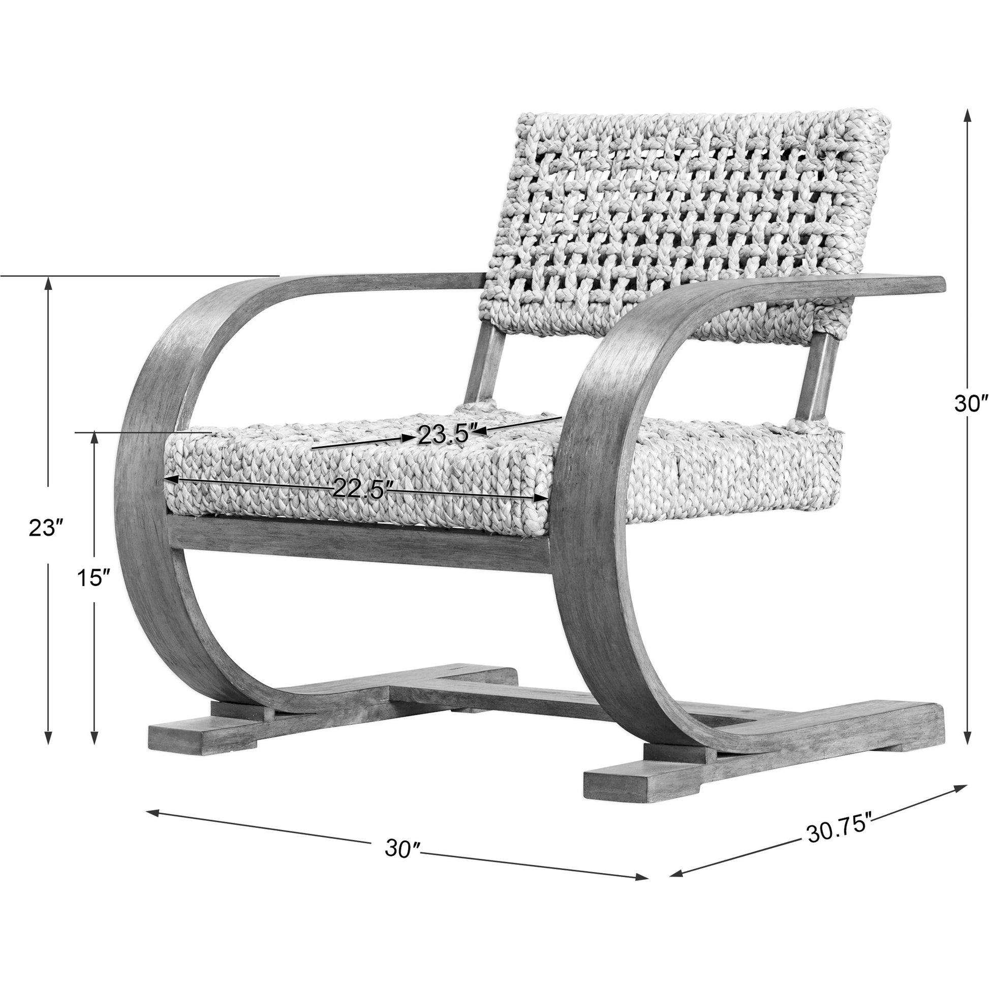 Rehema Accent Chair by Uttermost. Made from unique in a rustic style.