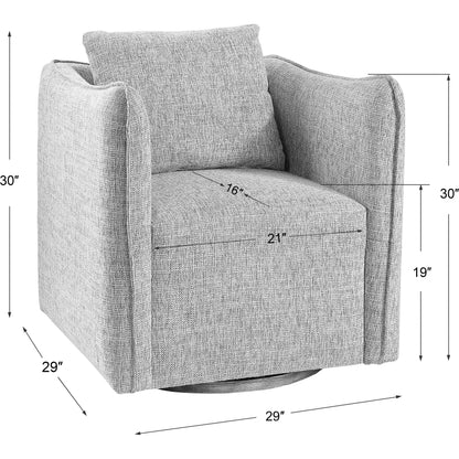 Corben Swivel Chair by Uttermost. Made from unique in a modern style.