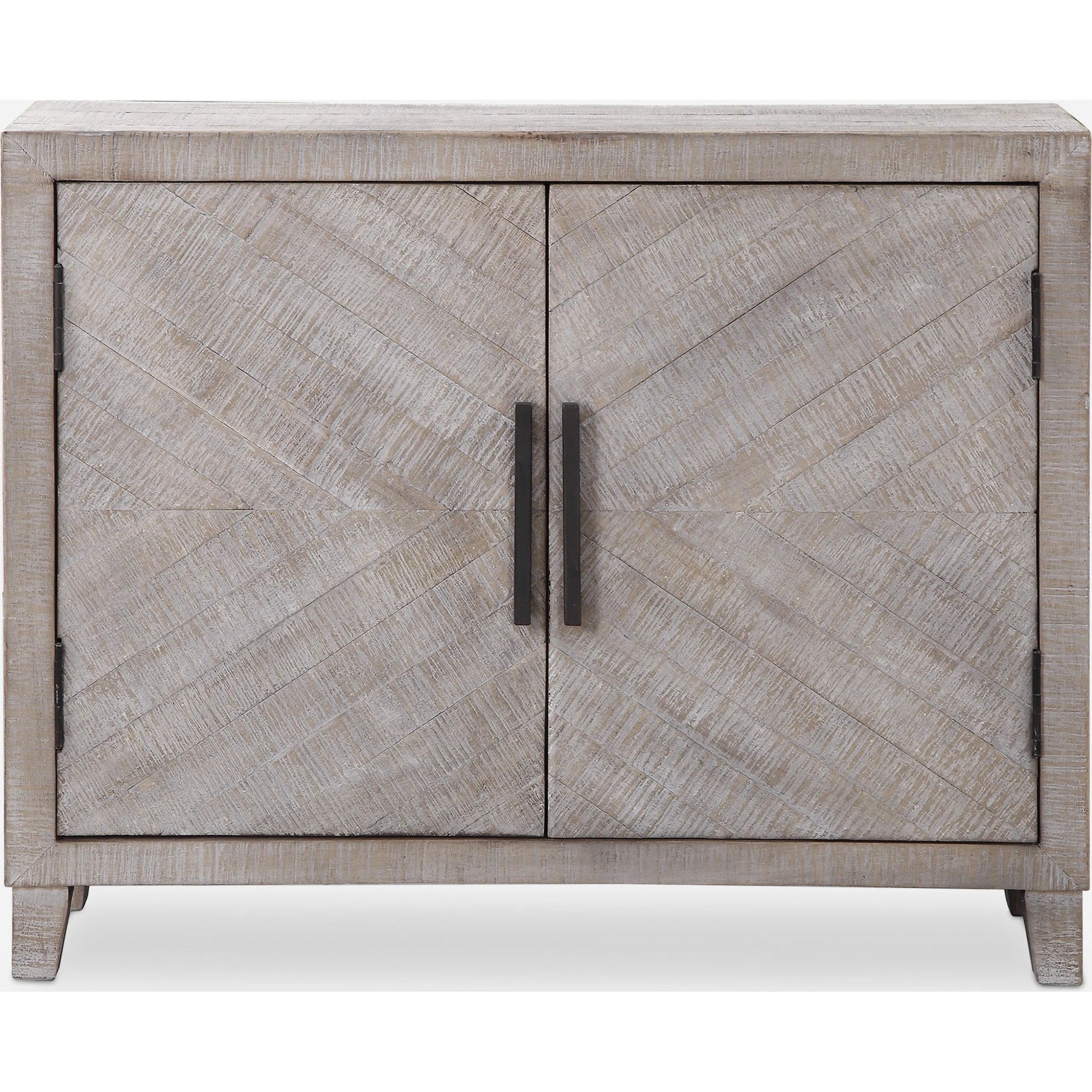 Adalind White Washed Accent Cabinet by Uttermost in white. Made from fir wood, iron, mdf in a modern style.
