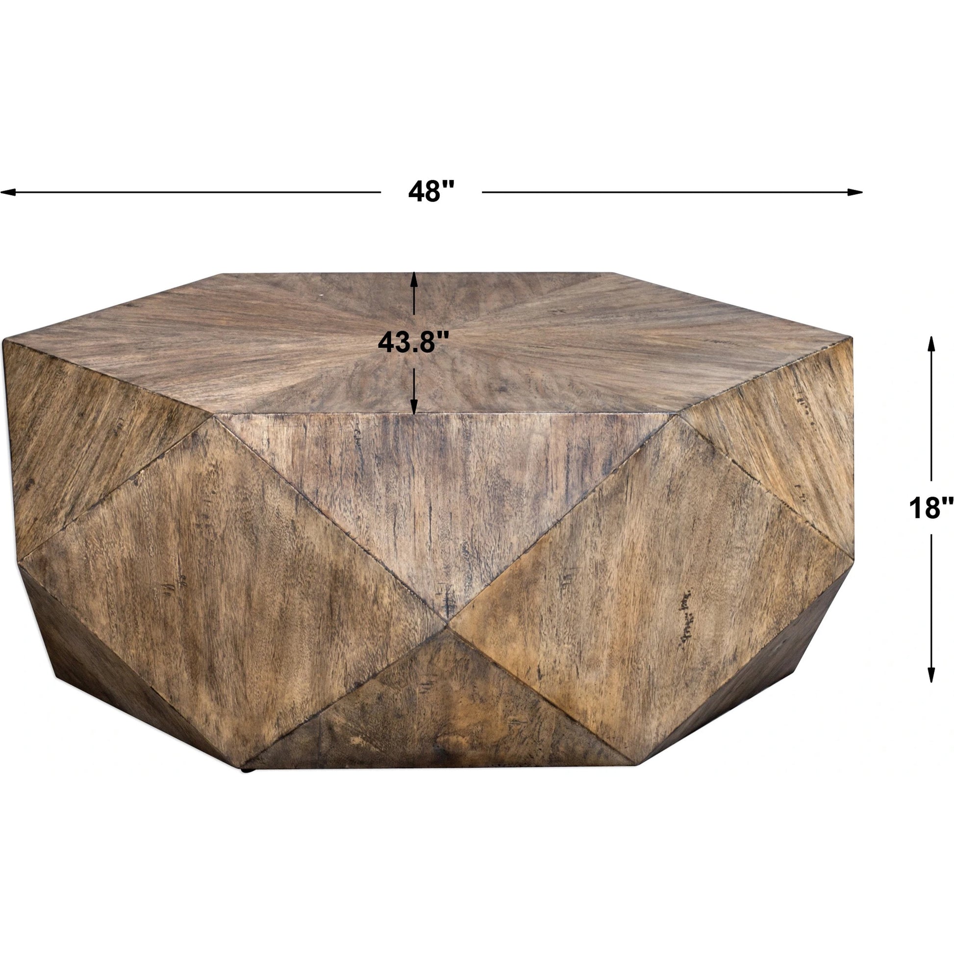 Volker Honey Coffee Table by Uttermost. Made from mdf carb phase 2 with javawood in a modern style.