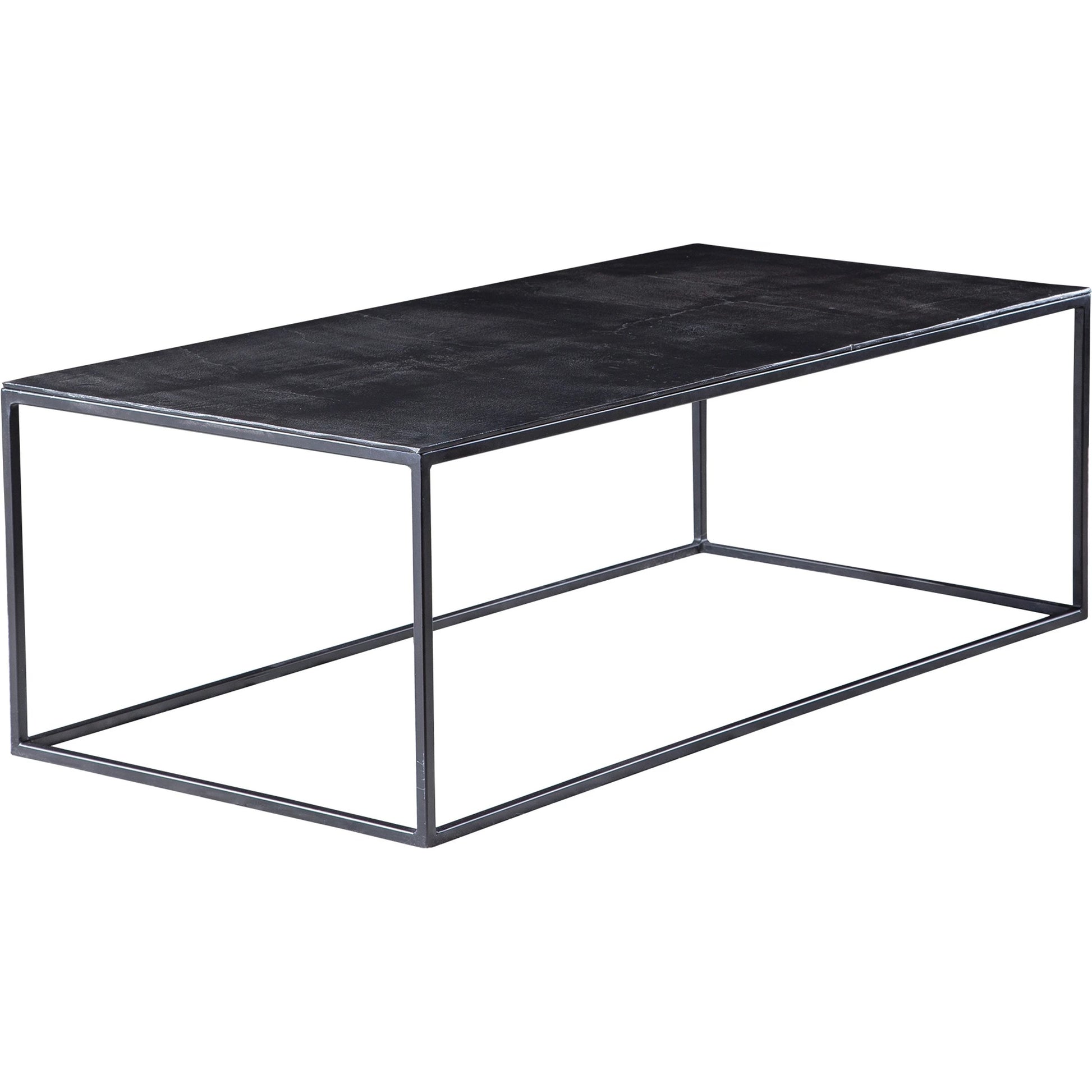Coreene Coffee Table by Uttermost in aged black, antique bronze. Made from aluminum, iron in a modern style.
