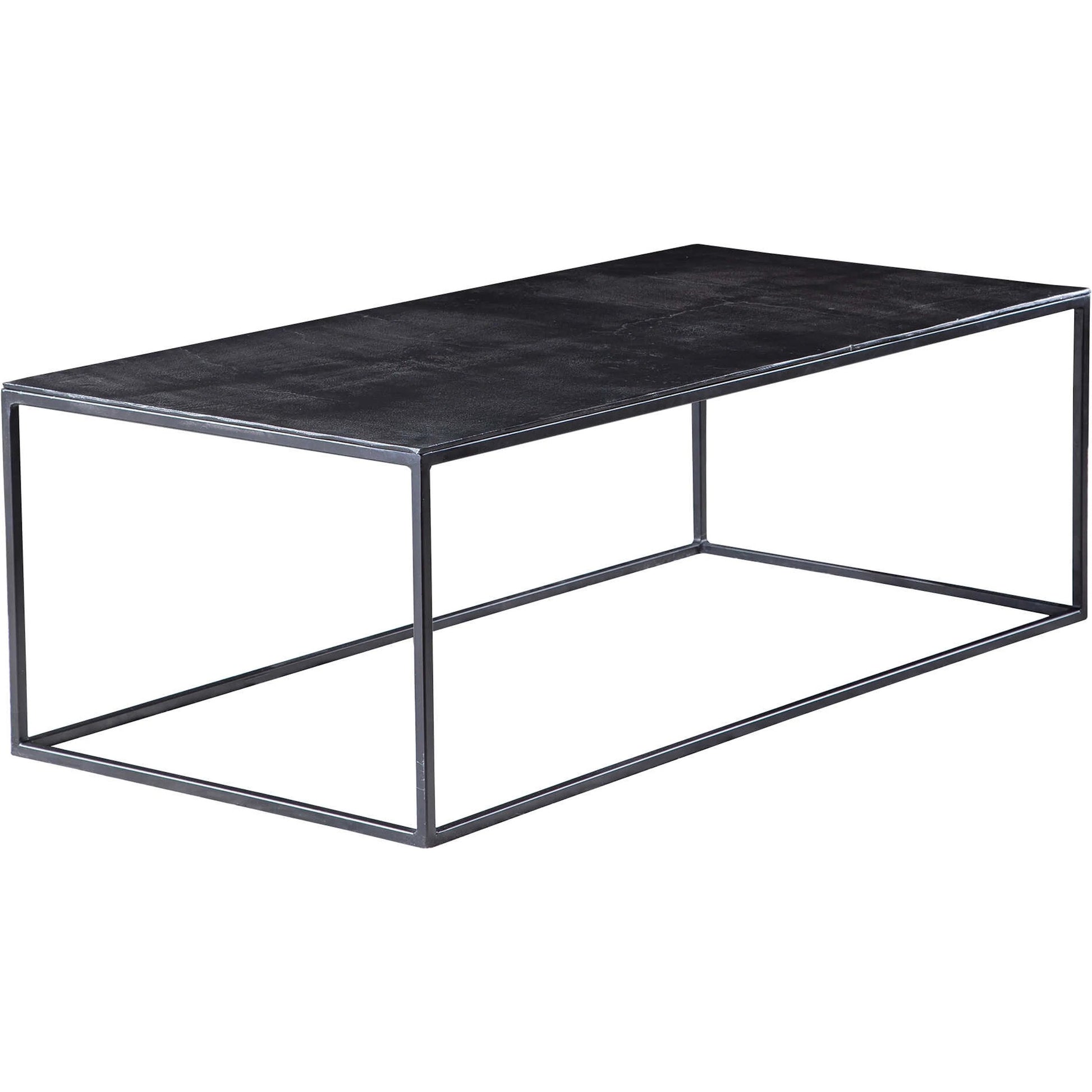 Coreene Coffee Table by Uttermost in aged black, antique bronze. Made from aluminum, iron in a modern style.