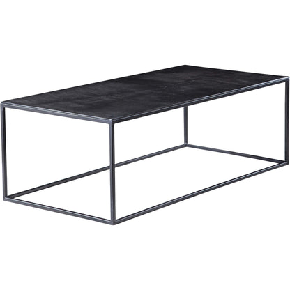 Coreene Coffee Table by Uttermost in aged black, antique bronze. Made from aluminum, iron in a modern style.
