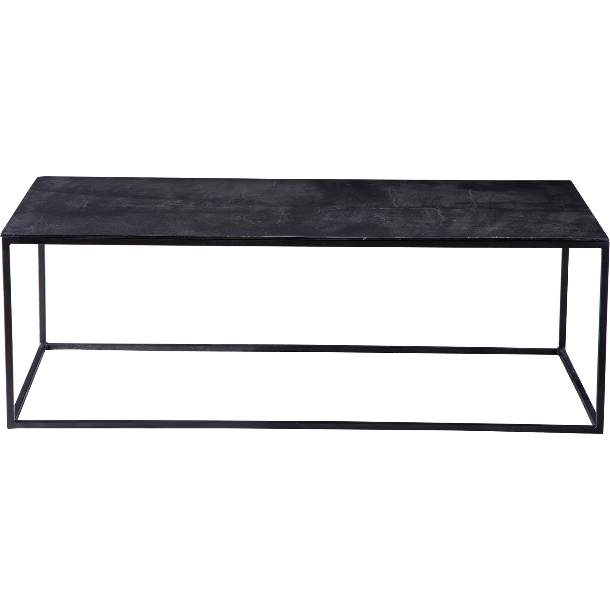 Coreene Coffee Table by Uttermost in aged black, antique bronze. Made from aluminum, iron in a modern style.