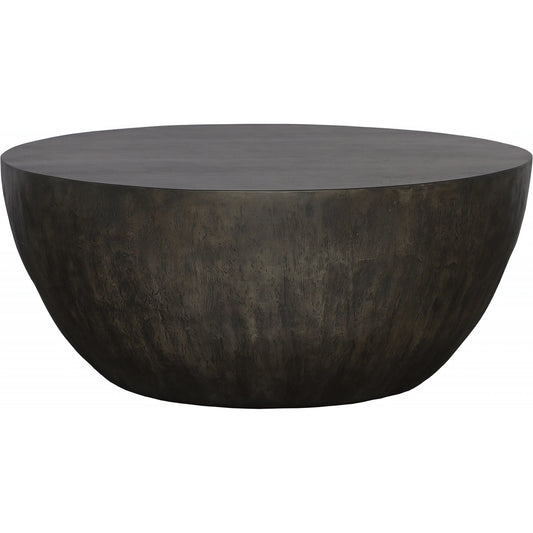 Lark Round Wood Coffee Table by Uttermost. Made from mdf carb phase 2 with javawood, resin in a eclectic & global style.