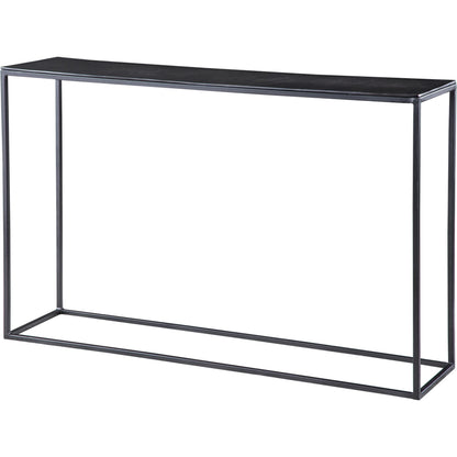 Coreene Console Table by Uttermost in aged black, antique bronze. Made from aluminum, iron in a modern style.