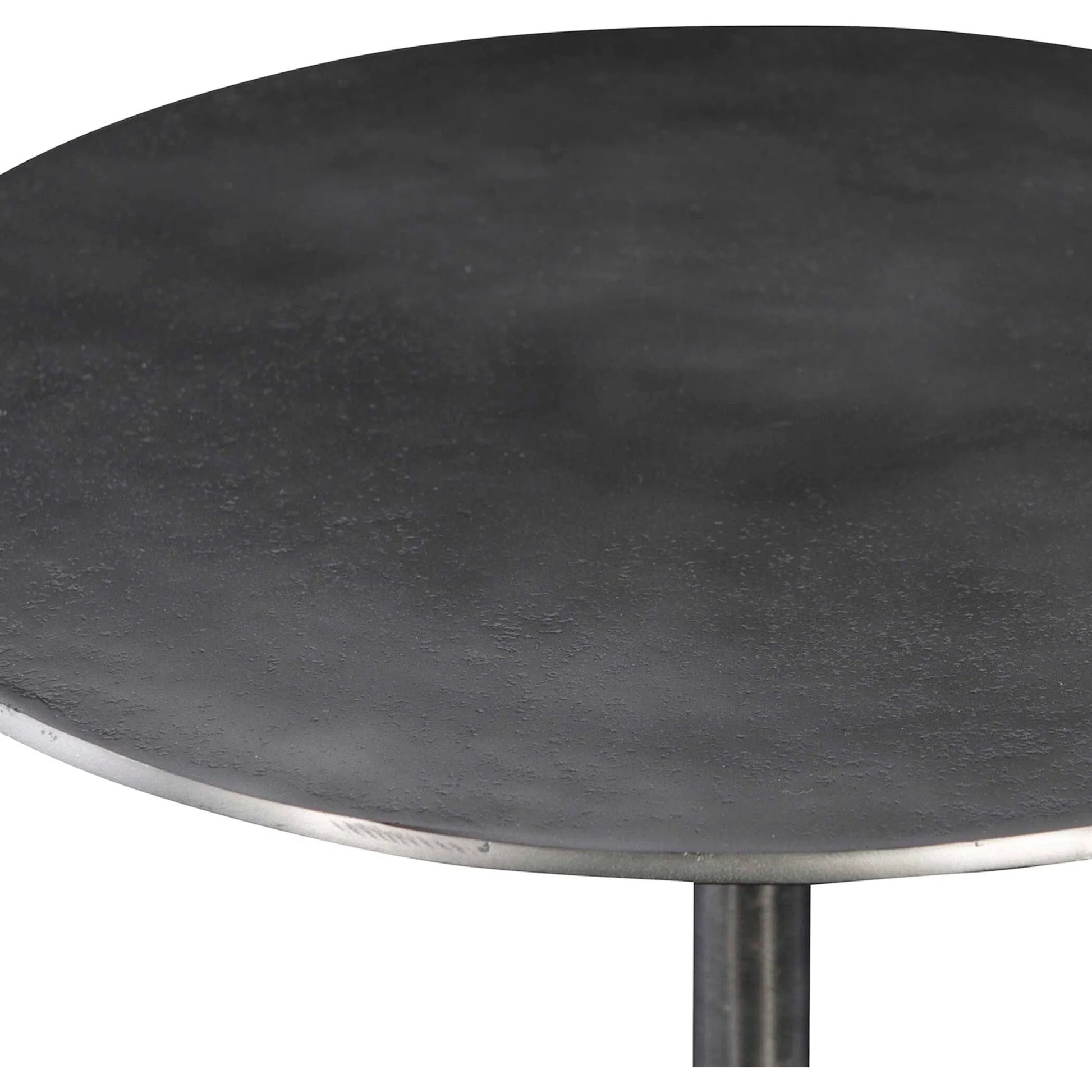 Beacon Industrial Accent Table by Uttermost. Made from aluminum in a eclectic & global style.