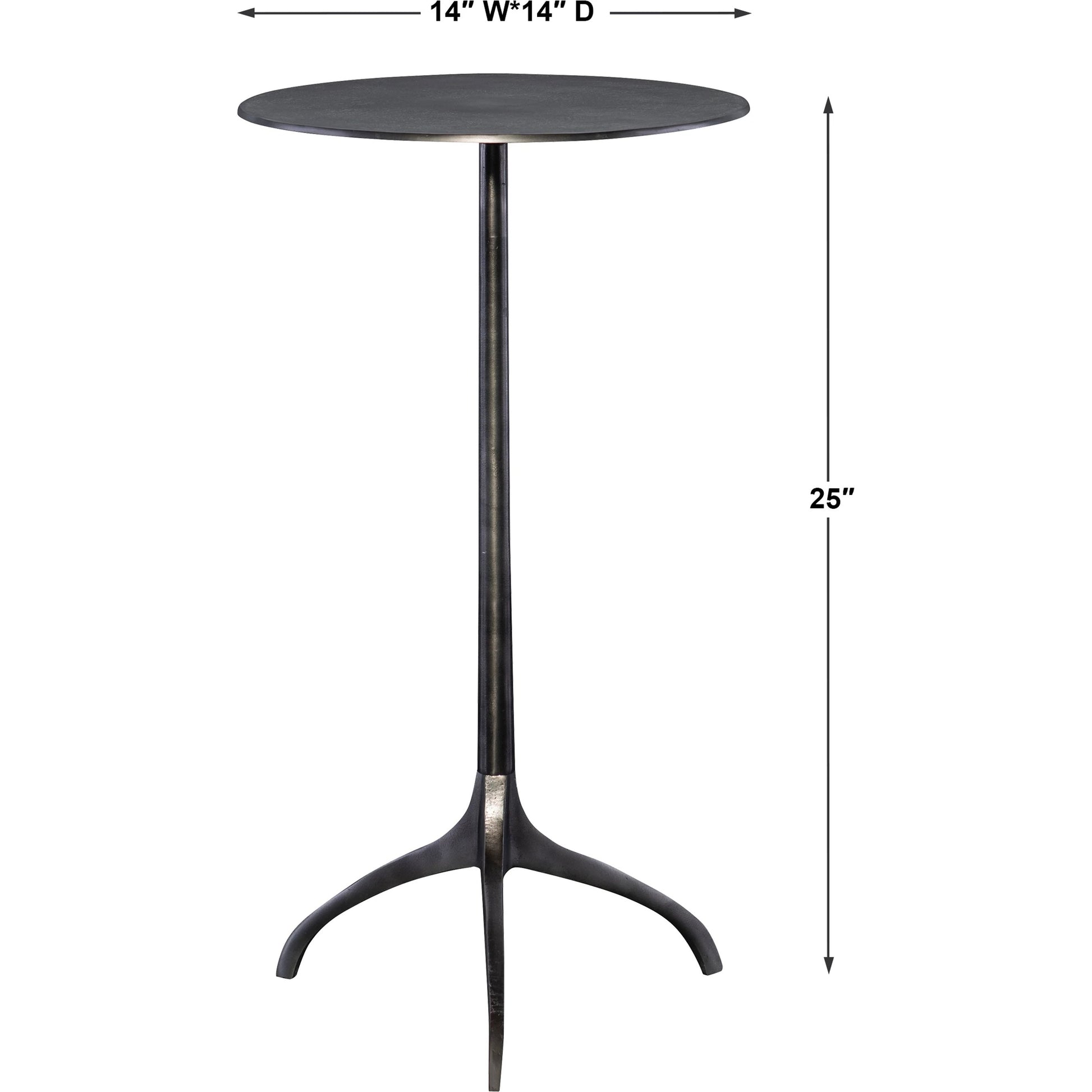 Beacon Industrial Accent Table by Uttermost. Made from aluminum in a eclectic & global style.
