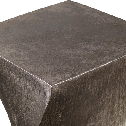Euphrates Accent Table by Uttermost. Made from aluminum in a modern style.