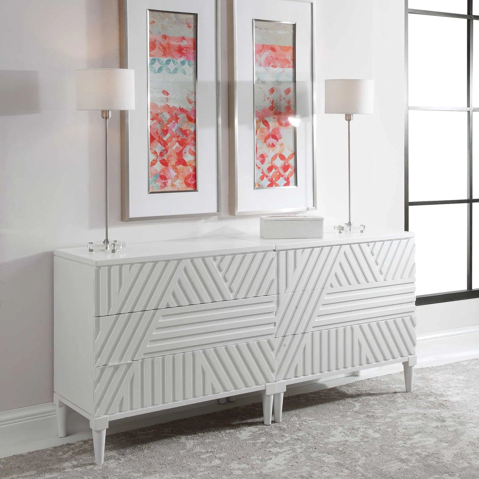 Colby Drawer Chest by Uttermost. Made from unique in a coastal style.