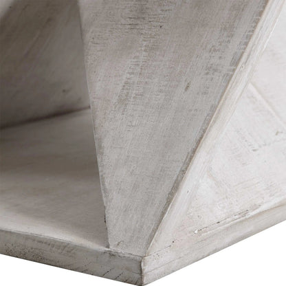 Benue Ottoman by Uttermost in gray. Made from fir, mdf, linen in a modern style.