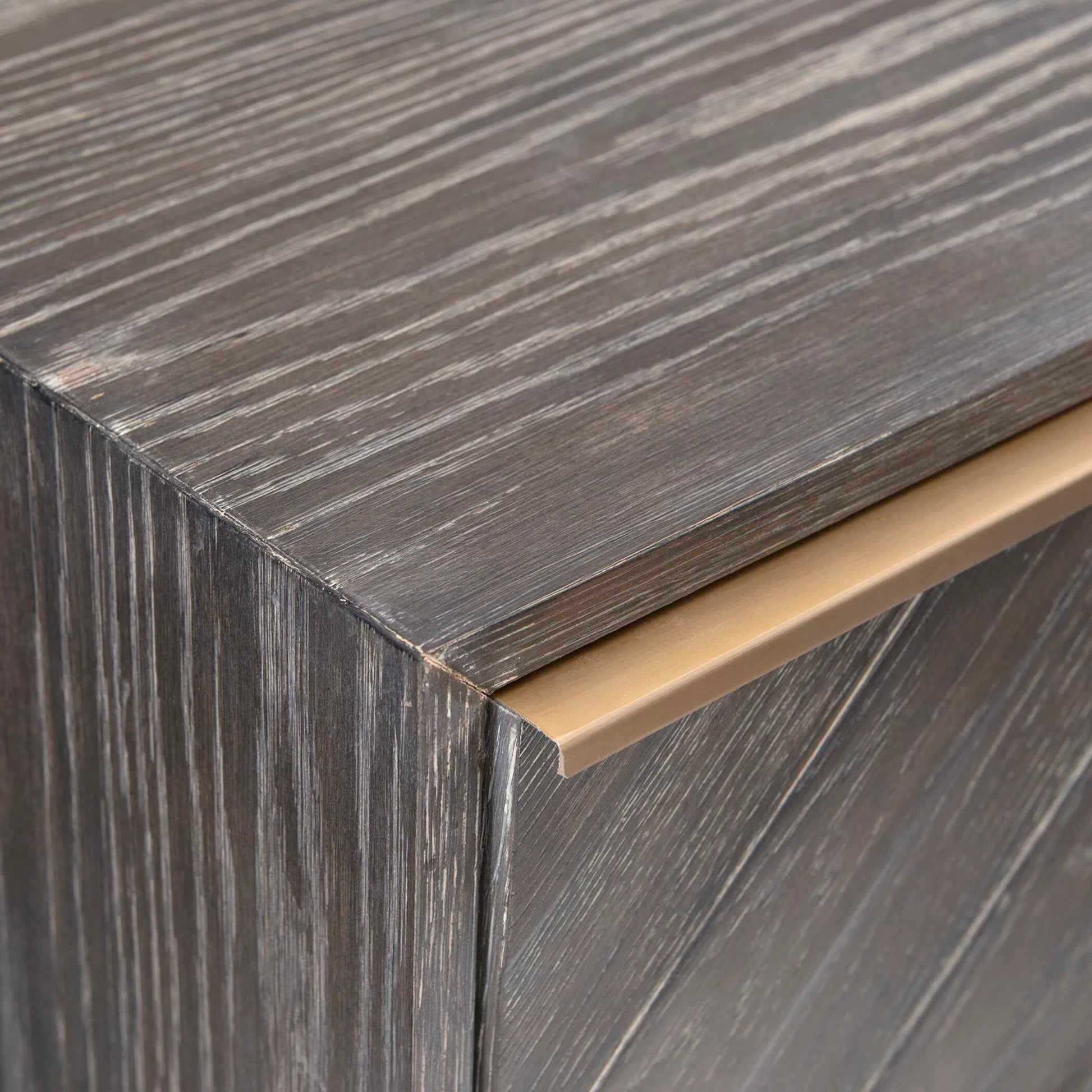 Armistead Drawer Chest by Uttermost in walnut. Made from oak veneer, steel, mdf in a modern style.