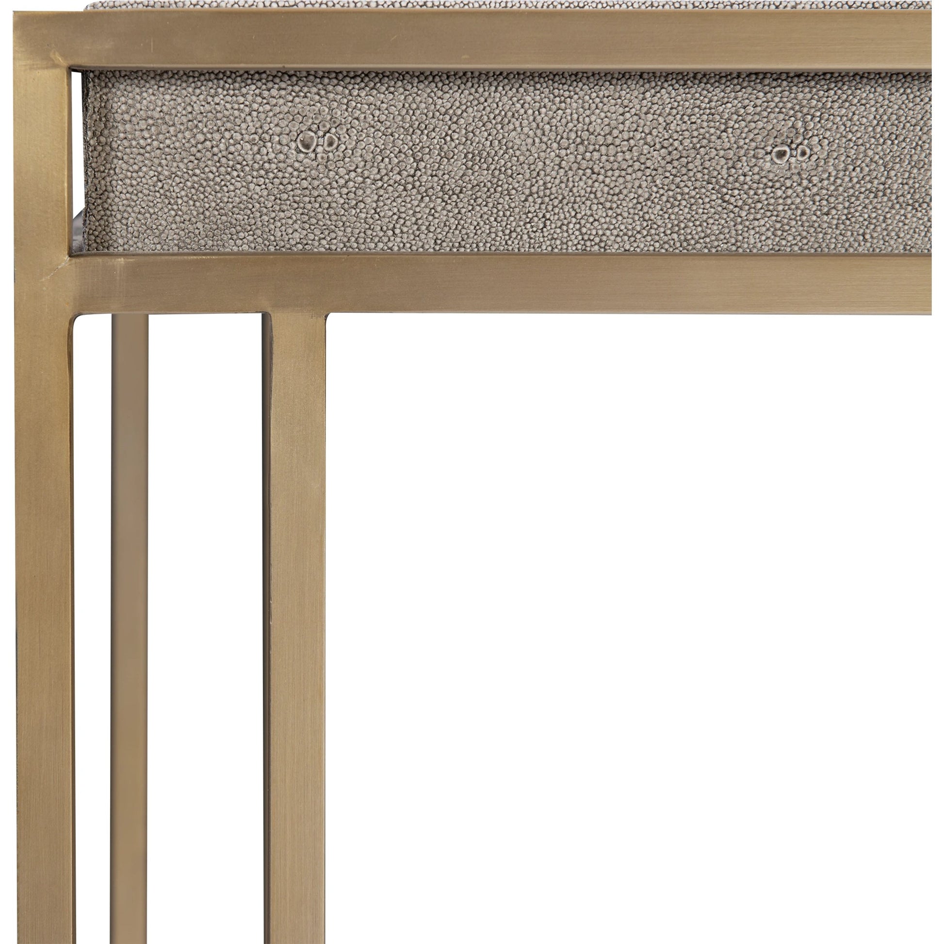 Cardew Modern Console Table by Uttermost. Made from pu fabric, steel, mdf in a modern style.