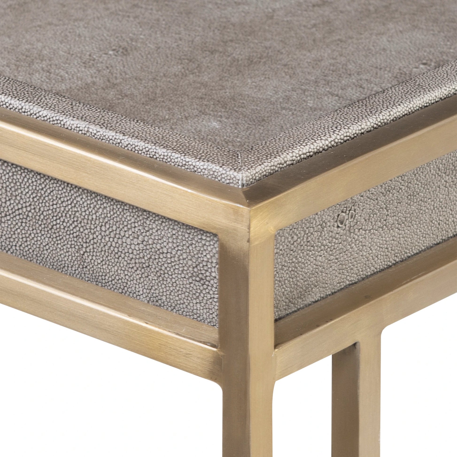 Cardew Modern Console Table by Uttermost. Made from pu fabric, steel, mdf in a modern style.