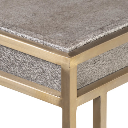 Cardew Modern Console Table by Uttermost. Made from pu fabric, steel, mdf in a modern style.