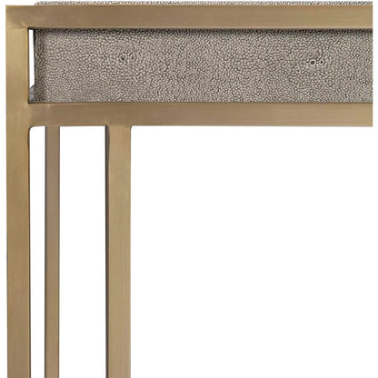 Cardew Modern Console Table by Uttermost. Made from pu fabric, steel, mdf in a modern style.