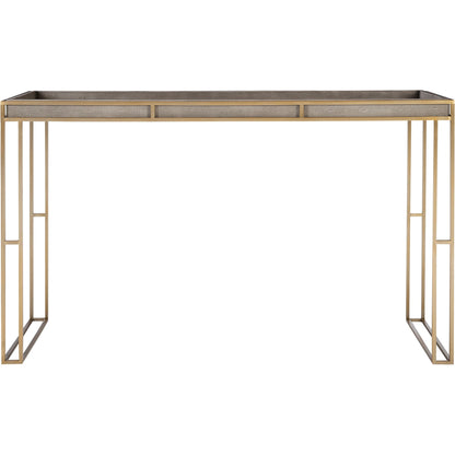 Cardew Modern Console Table by Uttermost. Made from pu fabric, steel, mdf in a modern style.