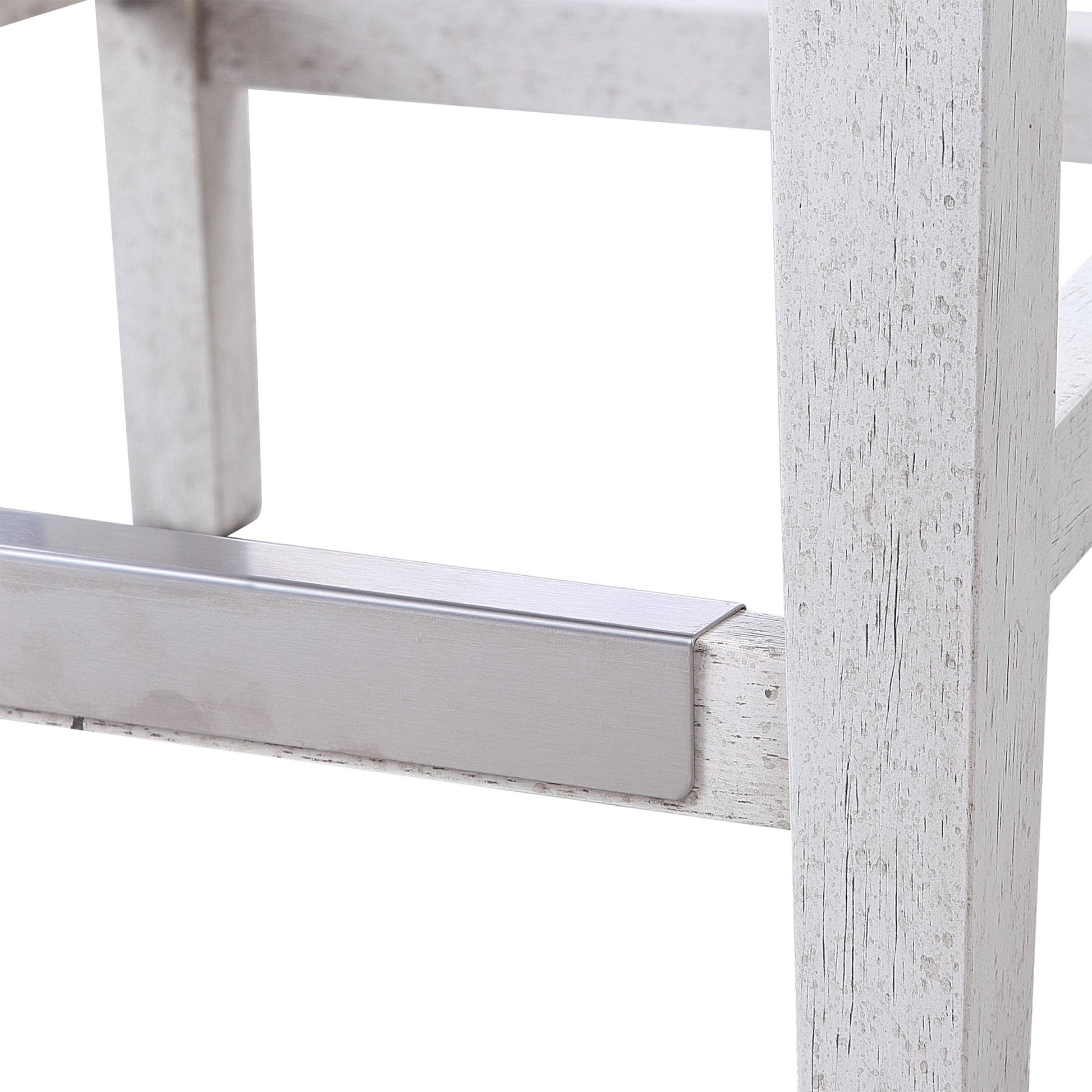 Brazos Counter Stool by Uttermost in gray. Made from rubber wood, plywood, fabric, foam in a modern style.